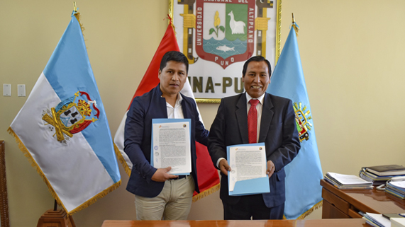 La Universidad Nacional del Altiplano Puno y la Plataforma de Pagos Payto Perú S.A.C., establecieron un importante convenio para realizar todo tipo de procesamiento de pagos electrónicos a través de tarjetas de crédito o débito, de las marcas Visa, Mastercard, American Express y Dinners Club.