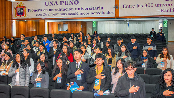 Con el objetivo de fortalecer la formación académica, generar impacto en la comunidad y promover la conciencia sobre la importancia de la salud, en el Auditorio Magno de la Universidad Nacional del Altiplano de Puno, se lleva a cabo el I Congreso Nacional de Medicina en Altura y la XXVIII Jornada Científica Regional Sur, dirigido a profesionales, estudiantes del área de salud y público en general.