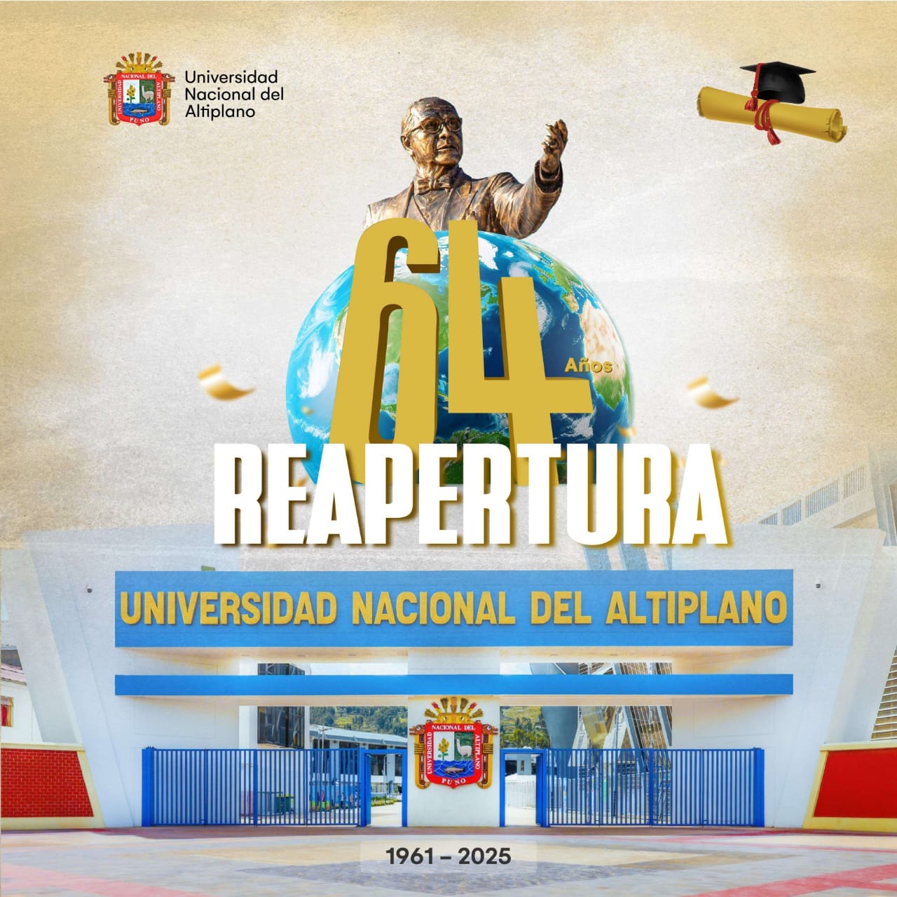 64 Años Reapertura UNA Puno